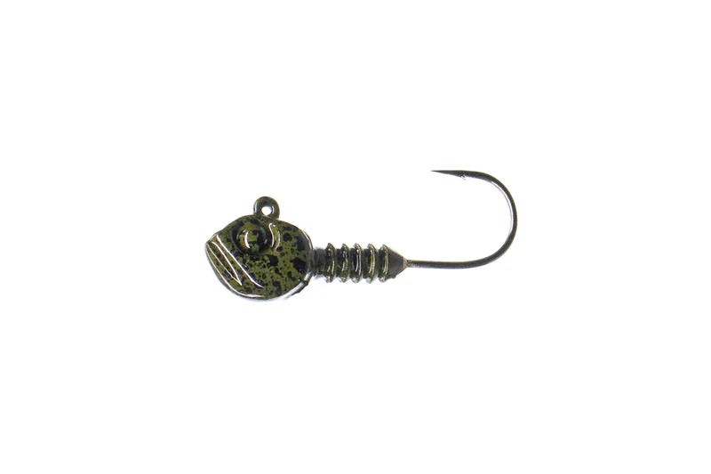 Dirty Jigs Matt Stefan Guppy Head 3/16 oz / Green Pumpkin / 3/0