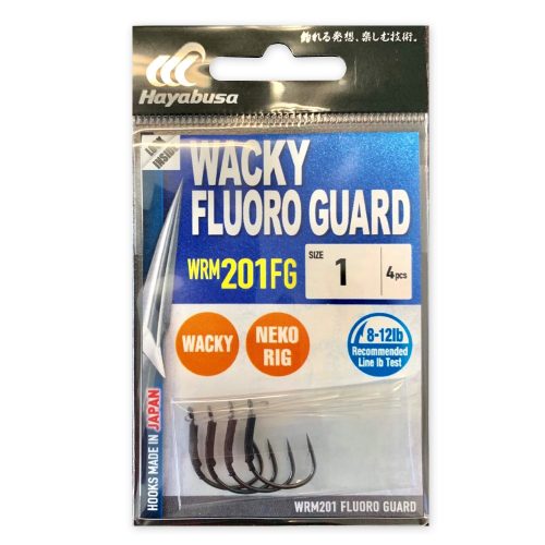 Hayabusa EX954-1 WRM201FG Wacky Fluoro Guard 1, Black Nickel 4Pc
