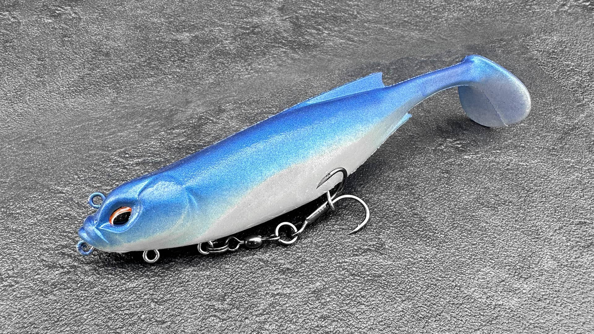 digital fishing lure DIGITAL SQUAD FIERCE SWIMMER 5.5 Revo Blue