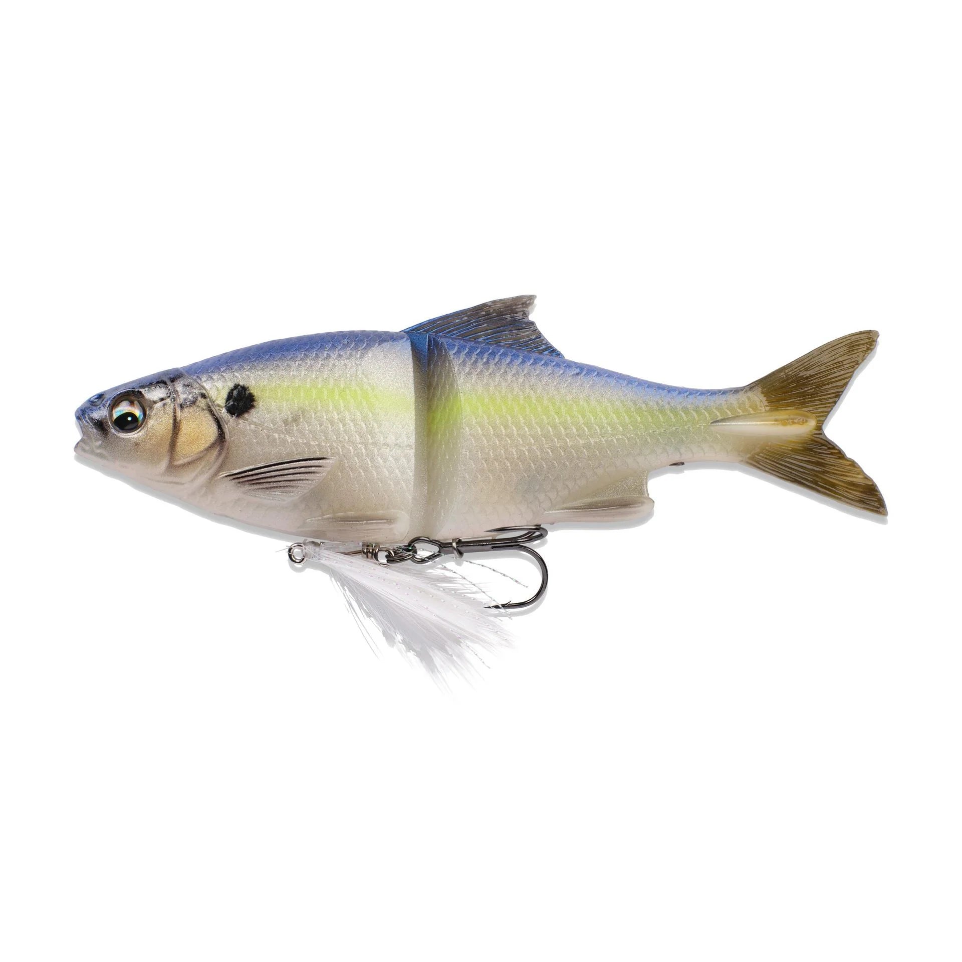 savage gear line thru roach Savage GEAR Soft Shine Glide LINE-THRU Chartreuse Shad