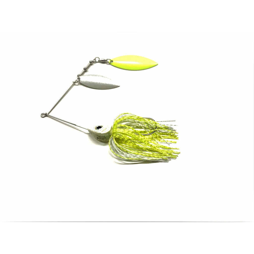 Buy white-chartreuse-w-painted-willow-willow PERSUADER PREMIUM SPINNER BAIT