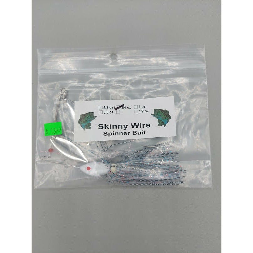 Buy bass-candy SKINNY WIRE SPINNER BAIT - 2 BLADE