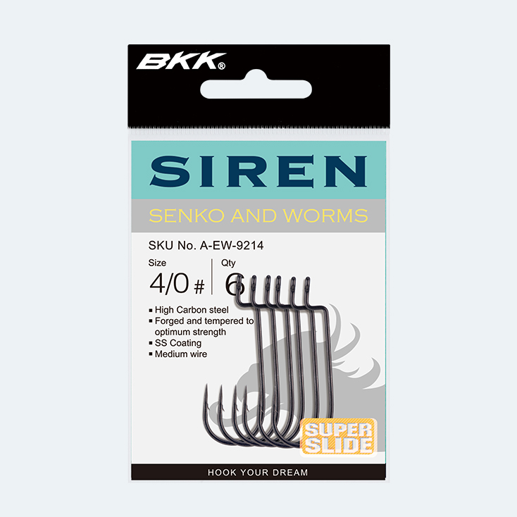 BKK Siren Worm Hook 5/0