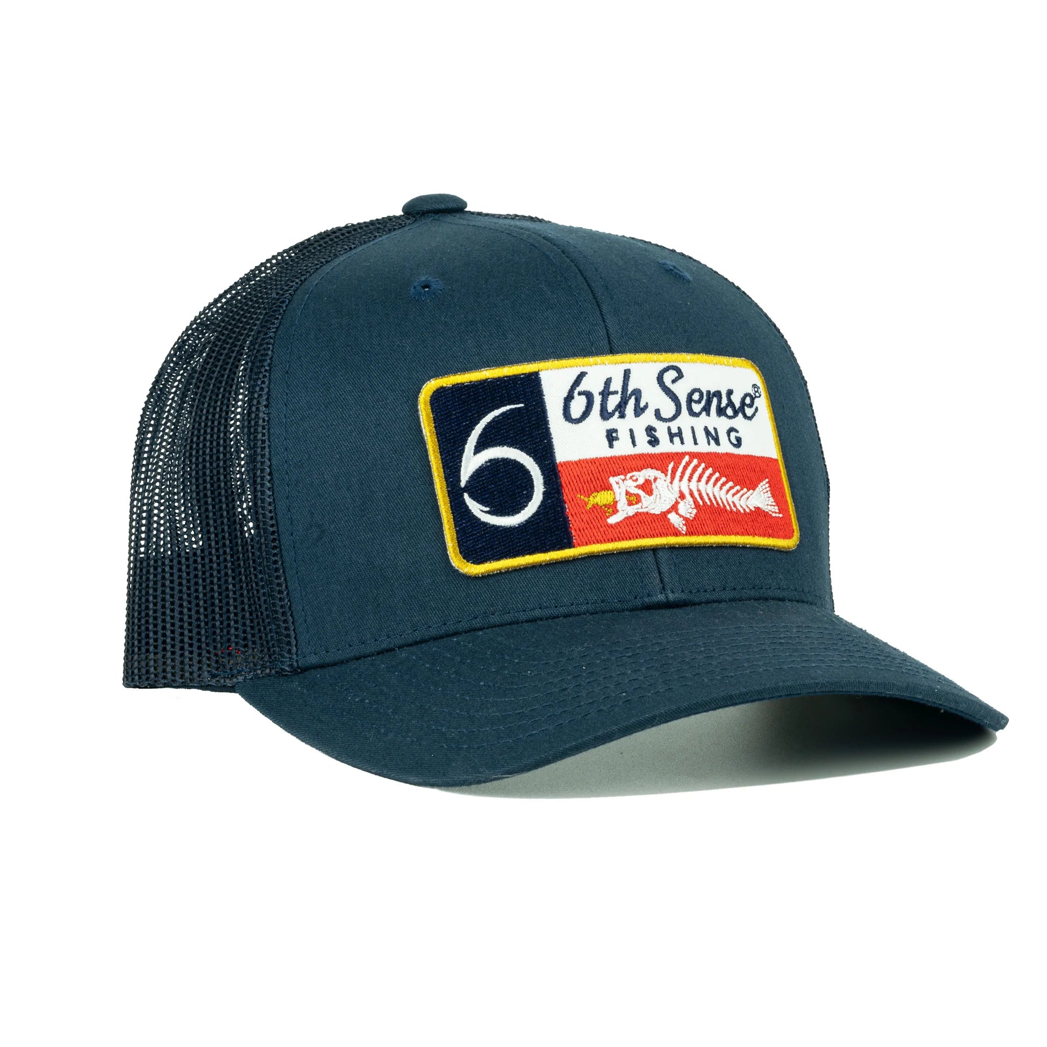 Buy texas-fishbones-navy 6TH SENSE HATS