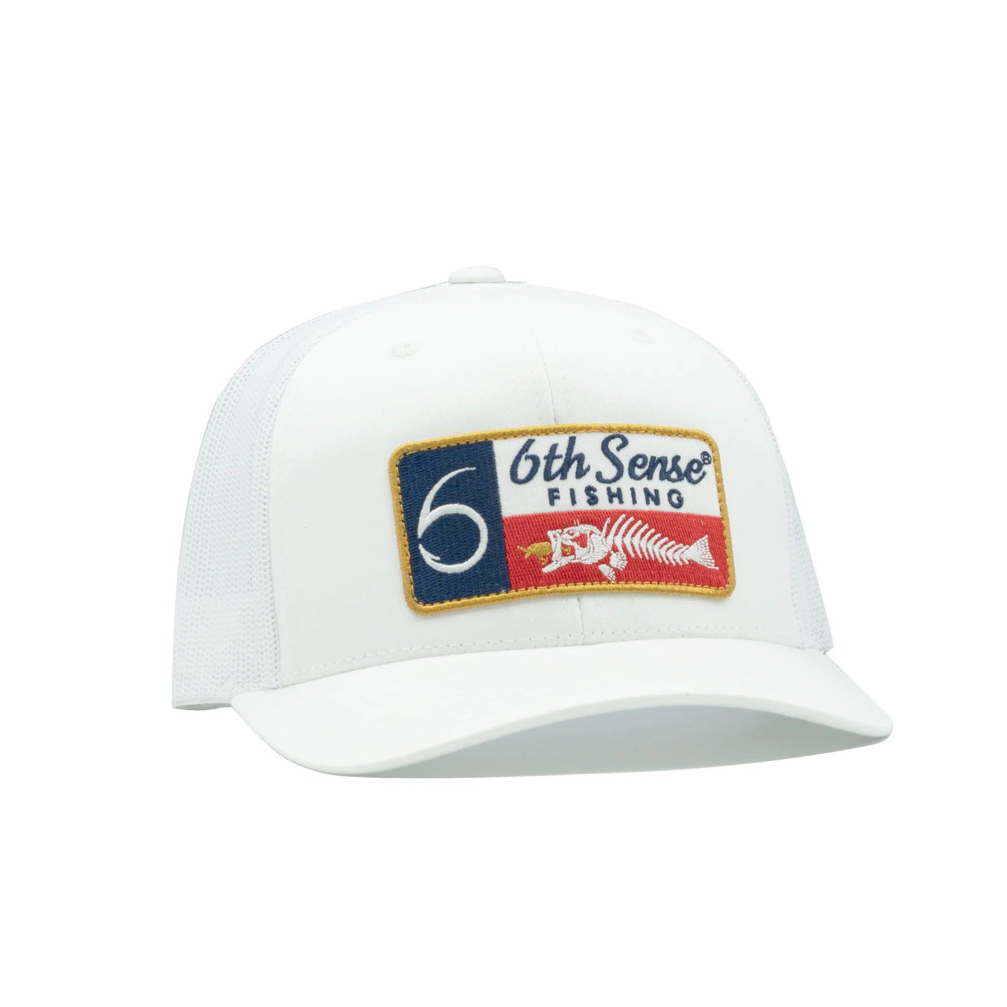 Buy texas-fishbones-white 6TH SENSE HATS