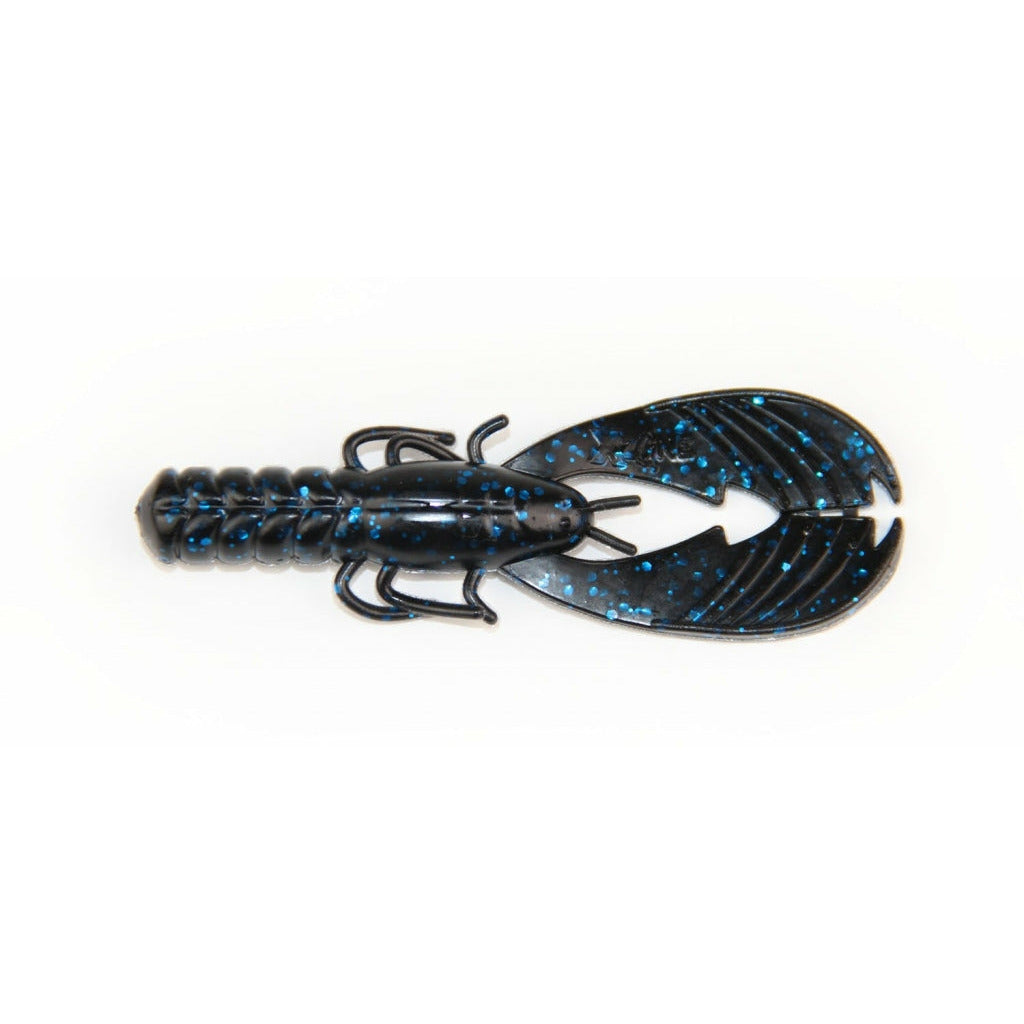 Buy black-blue-flake X ZONE LURES MUSCLE BACK FINESSE CRAW
