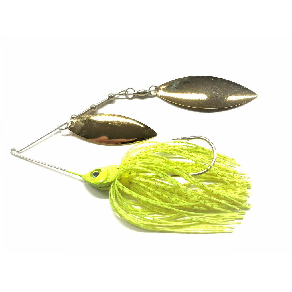 Buy chartreuse-gold-willow-willow PERSUADER PREMIUM SPINNER BAIT