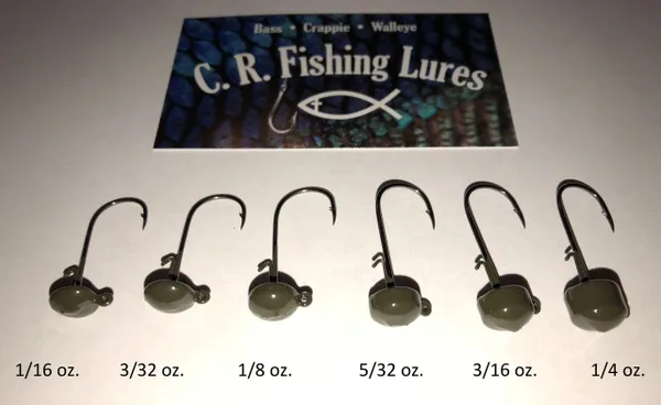 c.r fishing lures C.R. TUNGSTEN PORTOBELLO JIG