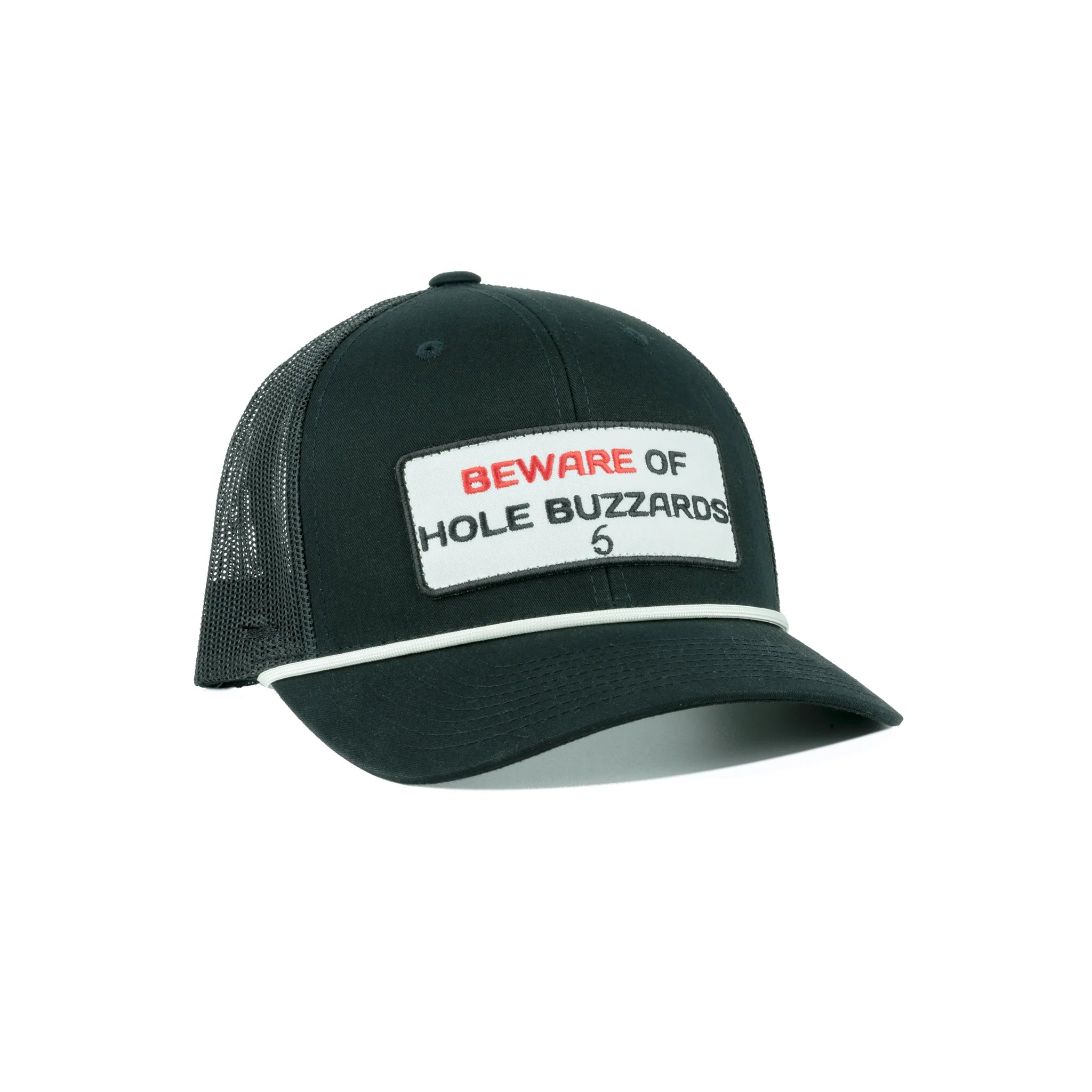 Buy beware-of-hole-buzzards-rope-black 6TH SENSE HATS