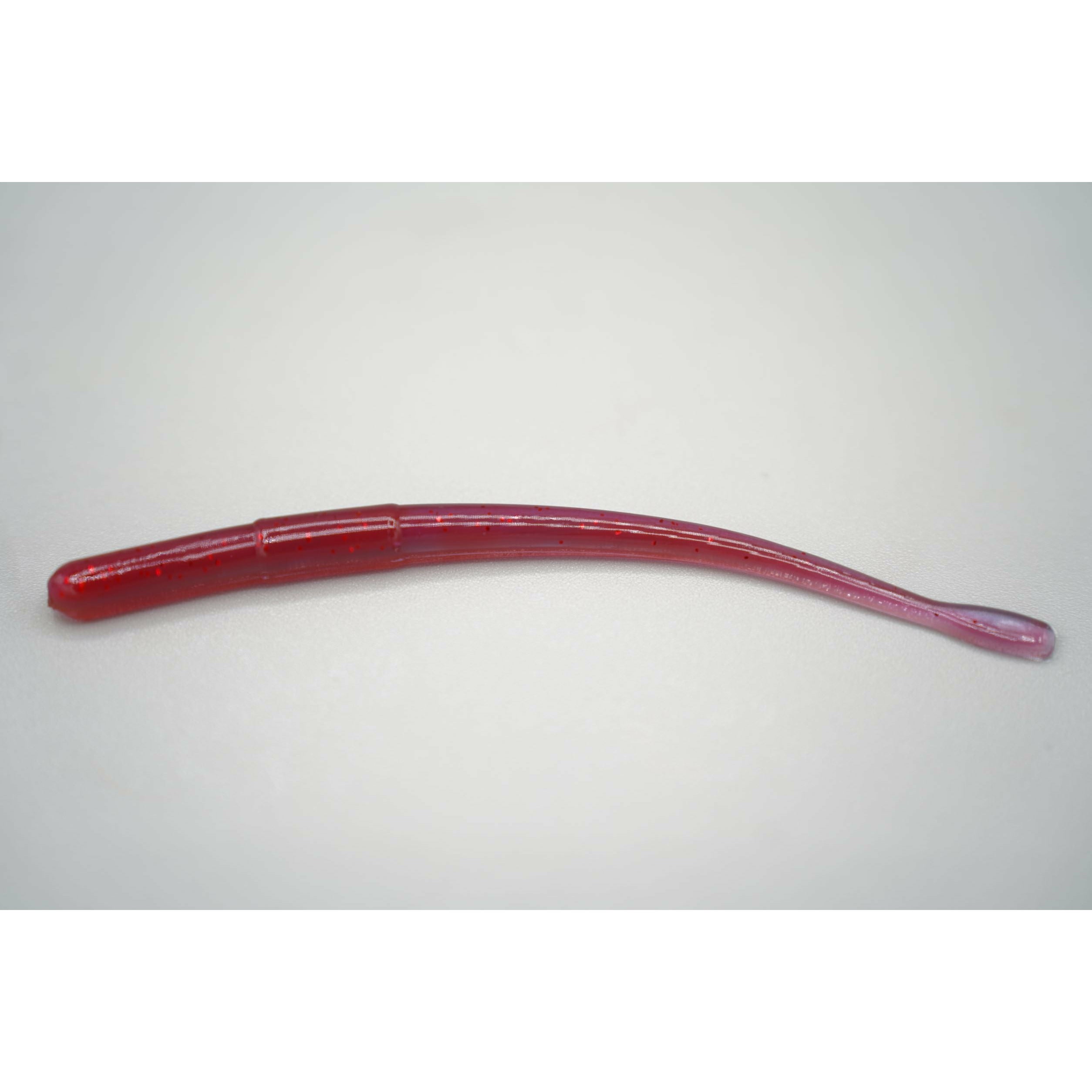 Arizona Custom Baits Straight Tail Worm Red Hot Cinnamon / 4.5