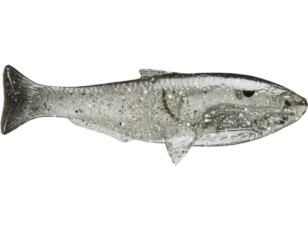 Huddleston swimbait Weedless Shad-SILVER/GREEN-Sold out everywhere 