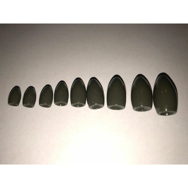 C.R. Fishing Tungsten Flipping Weights Black / 3/4 oz