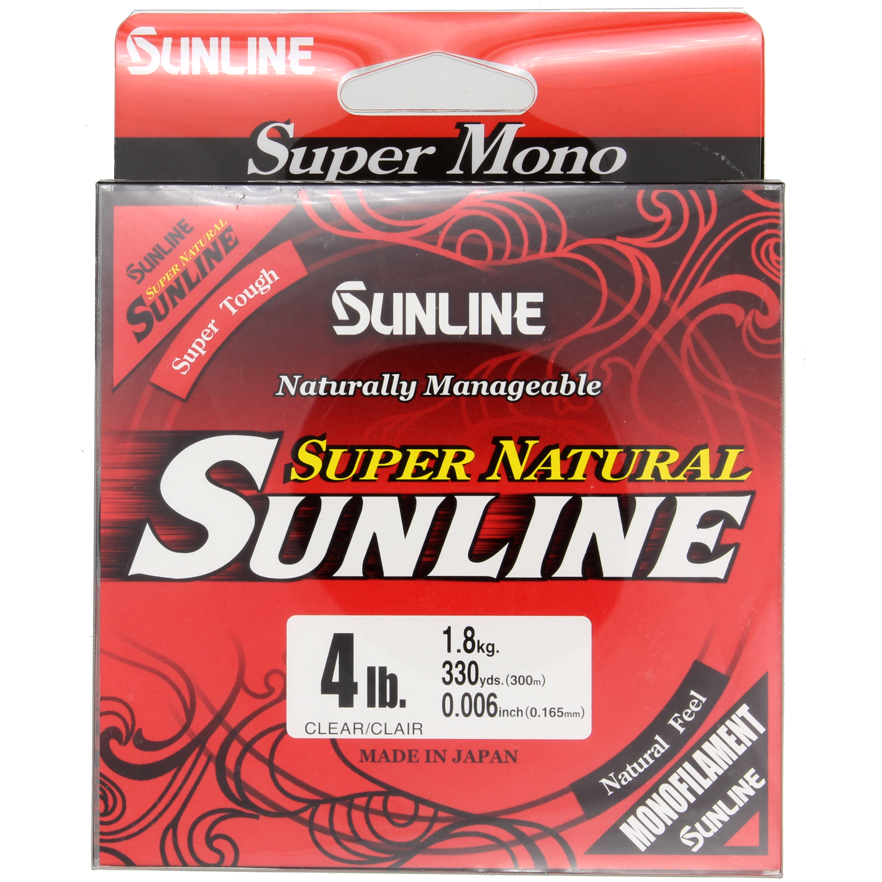 Sunline Super Natural Clear Monofilament 330yd / 10lb