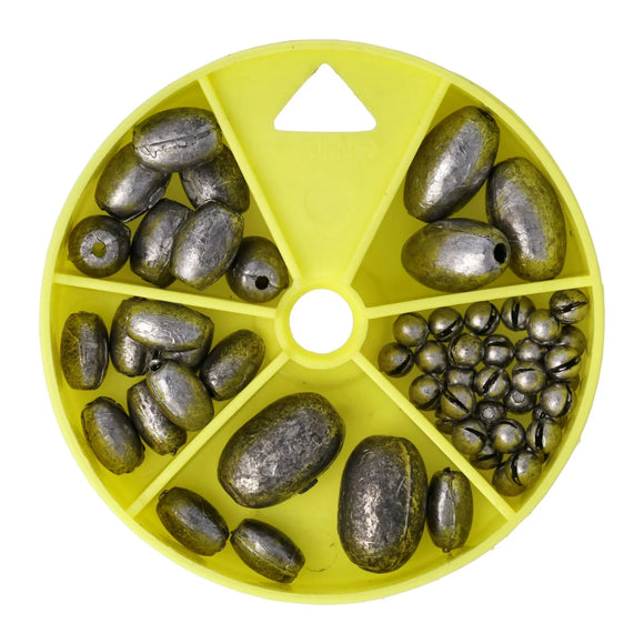 EAGLE CLAW EGG SINKER/SPLIT SHOT ASSORTMENT 55 PC