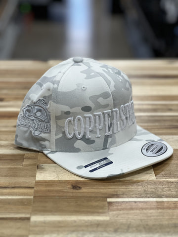 Buy multicam-alpine-white-patch-flatbill-snapback COPPERSTATE TACKLE HATS