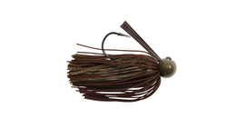 Buy grn-pumkin-brown-rubber BASS PATROL RUBBER FOOTBALL JIG
