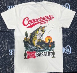 Buy cream COPPERSTATE TACKLE BASS LIFE T-SHIRT