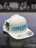 White/Florida Puffy Logo - FlatBill Trucker