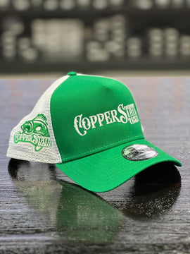Buy kelly-green-white-new-era-9forty-adjustable COPPERSTATE TACKLE HATS