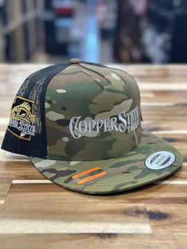 Buy multicam-flatbill-trucker COPPERSTATE TACKLE SIDE PATCH HATS