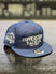 Navy Camo/White Text Logo - New Era 9Fifty Snapback