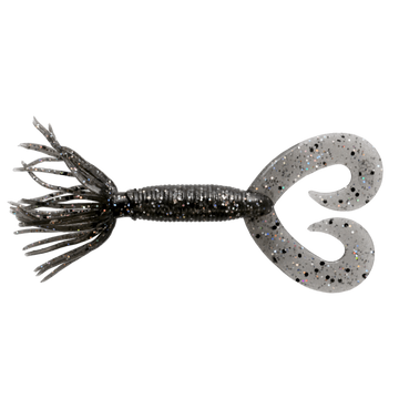 Buy smoke-w-black-and-hologram-238 YAMAMOTO HULA GRUB 2.5"