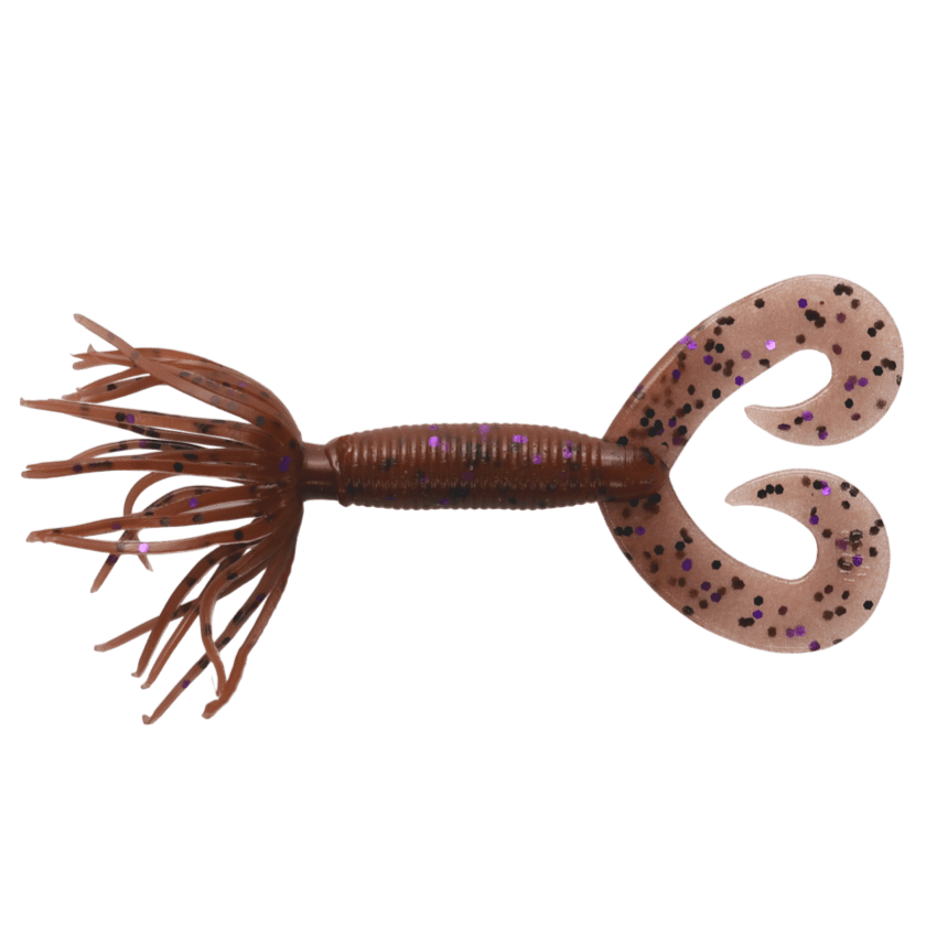 YAMAMOTO Single Tail Grub 10,2 cm, Fumo