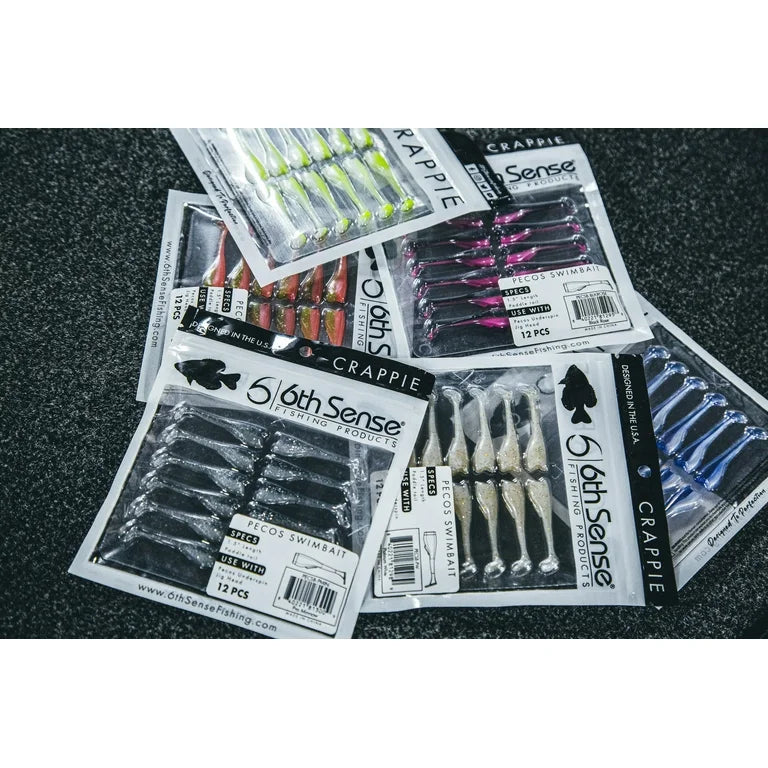 6TH SENSE PECOS SWIMBAITS (12 PCS)