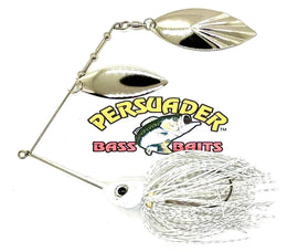 Buy white-w-silver-willow-willow PERSUADER PREMIUM SPINNER BAIT DEEP RUNNERS (HD)