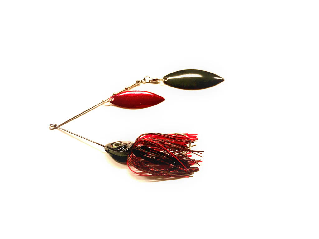 Buy black-red-w-red-black-willow-willow PERSUADER PREMIUM SPINNER BAIT DEEP RUNNERS (HD)