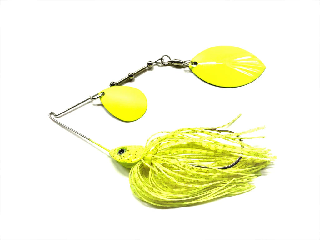 Buy chartreuse-flo-nickle-colo-mag-willow PERSUADER PREMIUM COLORADO/MAG WILLOW BLADE SPINNER BAIT