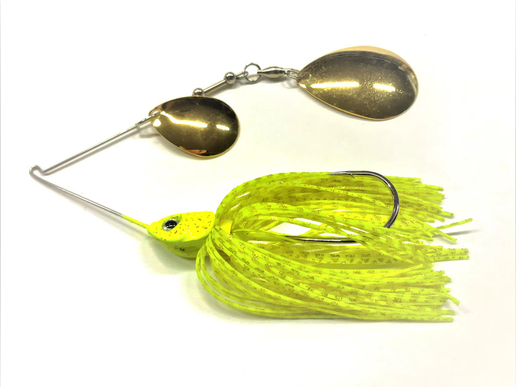 Buy chartreuse-gold-colo-colo PERSUADER PREMIUM COLORADO BLADE SPINNER BAIT