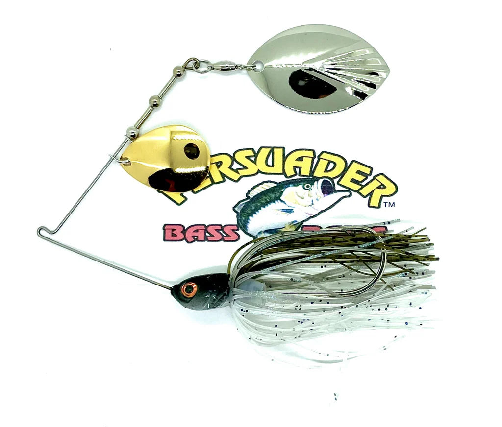 Buy shad-gold-nickel-colo-magnum-willow PERSUADER PREMIUM COLORADO/MAG WILLOW BLADE SPINNER BAIT