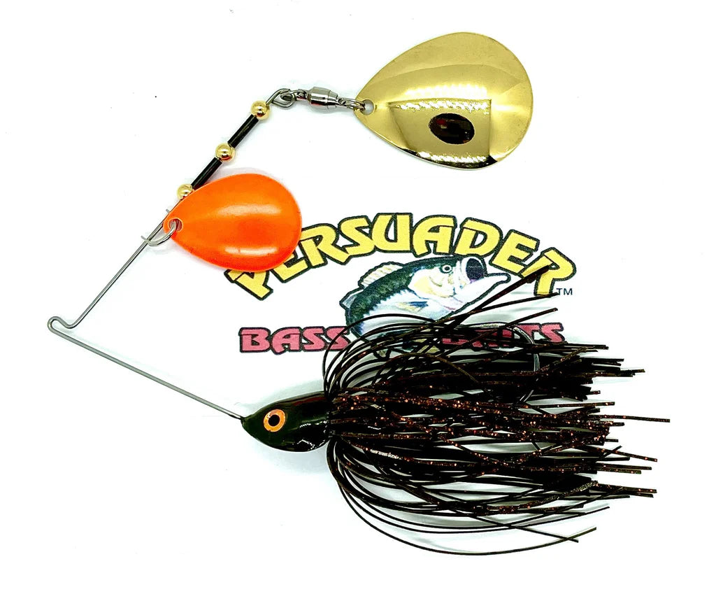 Buy green-pumpkin-org-flo-org-gold-colo-colo PERSUADER PREMIUM COLORADO BLADE SPINNER BAIT