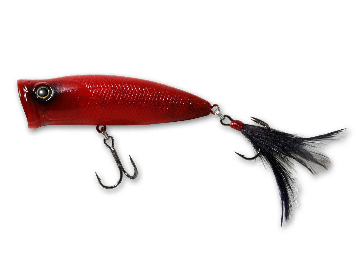 Buy red-scale DEPS PULSECOD TOPWATER POPPER
