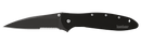 KERSHAW LEEK - BLACK SERRATED KNIFE-1