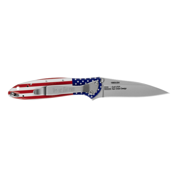 KERSHAW LEEK - USA FLAG KNIFE