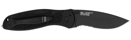 KERSHAW BLUR - BLACK SERRATED GLASS BREAKER KNIFE