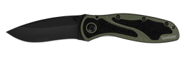 KERSHAW BLUR - OLIVE BLACK KNIFE - 0