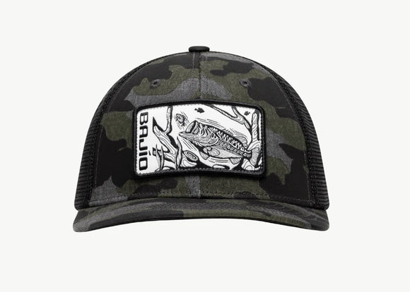 BAJIO LARGEMOUTH PATCH TRUCKER HAT