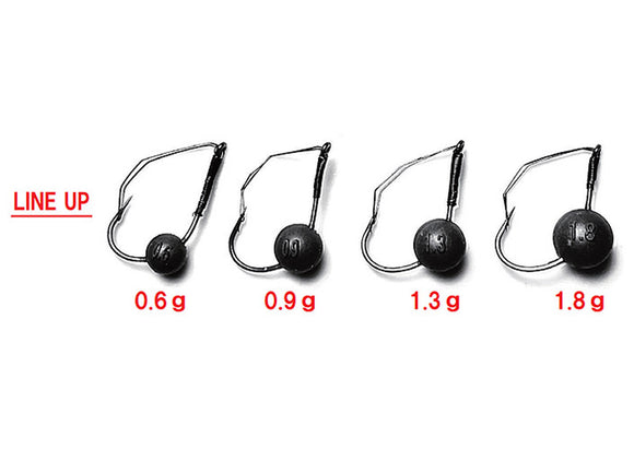 ZAPPU ZERO INCHI WACKY HEAD W/ WEEDGUARD