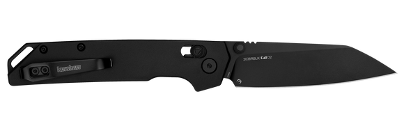KERSHAW IRIDIUM REVERSE TANTO BLACK KNIFE