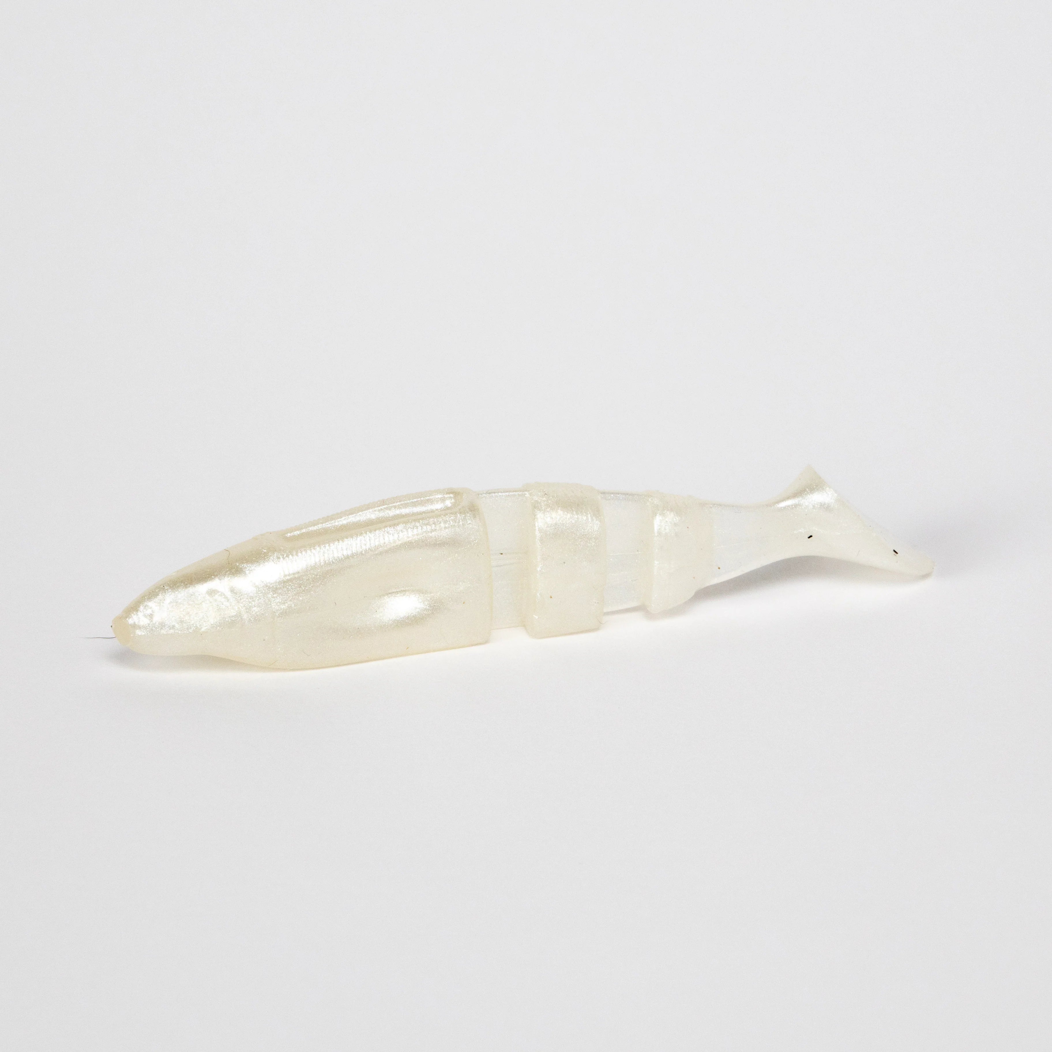 fish getter lure company fork tail Lake Fork Boot Tail Magic Shad-Albino Shad