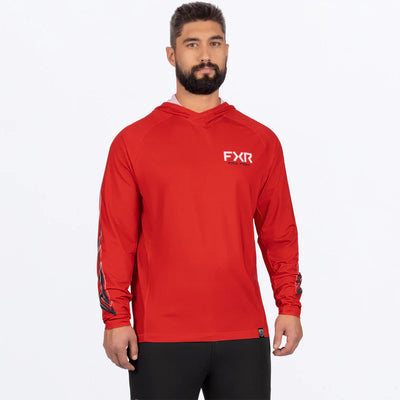 FXR PRO FISH MENS DERBY AIR UPF PULLOVER HOODIE