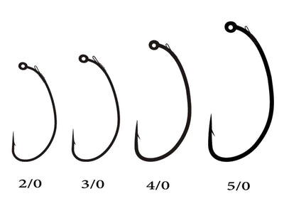 RYUGI SLIDE PIERCE WORM HOOK 3PK - 0