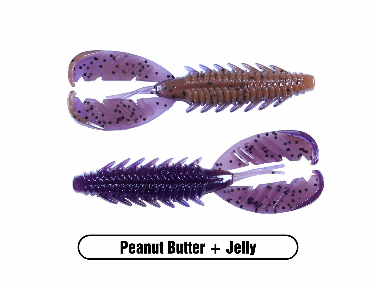 Buy peanut-butter-and-jelly X ZONE LURES ADRENALINE CRAW JR. 3.5&quot;