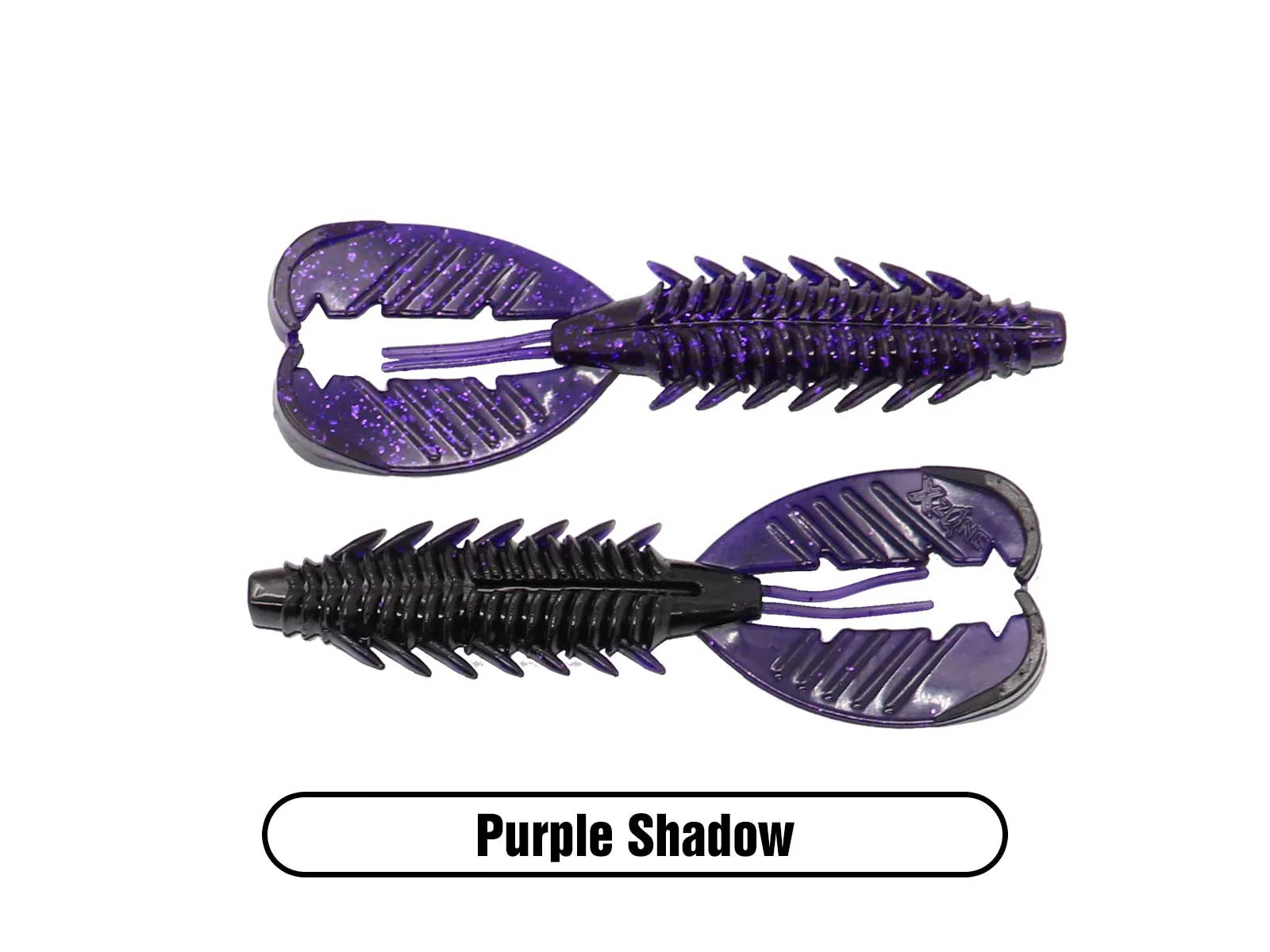 Buy purple-shadow X ZONE LURES ADRENALINE CRAW JR. 3.5&quot;