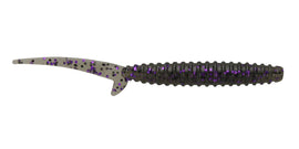 Buy smoke-black-purple-flake BIG BITE BAITS THRESHER WORM