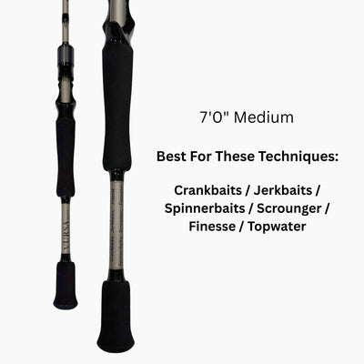 FITZGERALD FISHING VURSA SERIES CASTING RODS (NEW DESIGN)