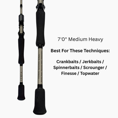 FITZGERALD FISHING VURSA SERIES CASTING RODS (NEW DESIGN)